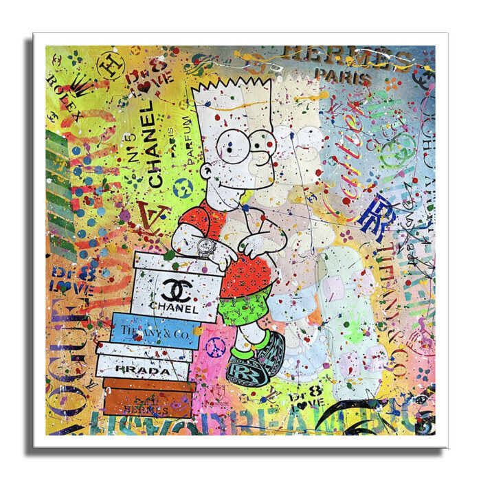 Simpsons mind - Original Painting on canvas - Image 3