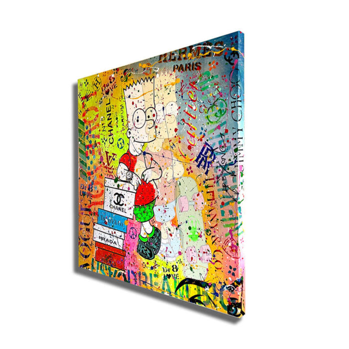Simpsons mind - Original Painting on canvas - Image 6