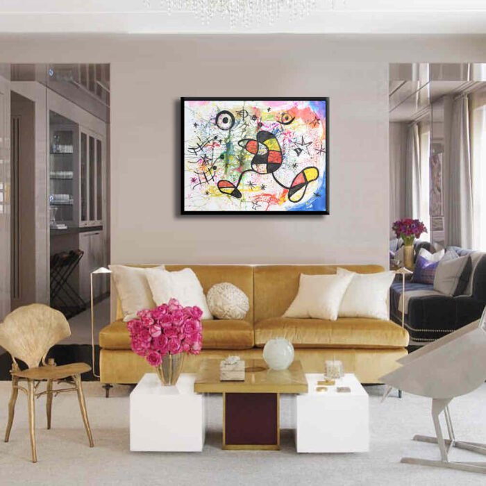 Sirius - Original Abstract Painting on canvas - Image 2