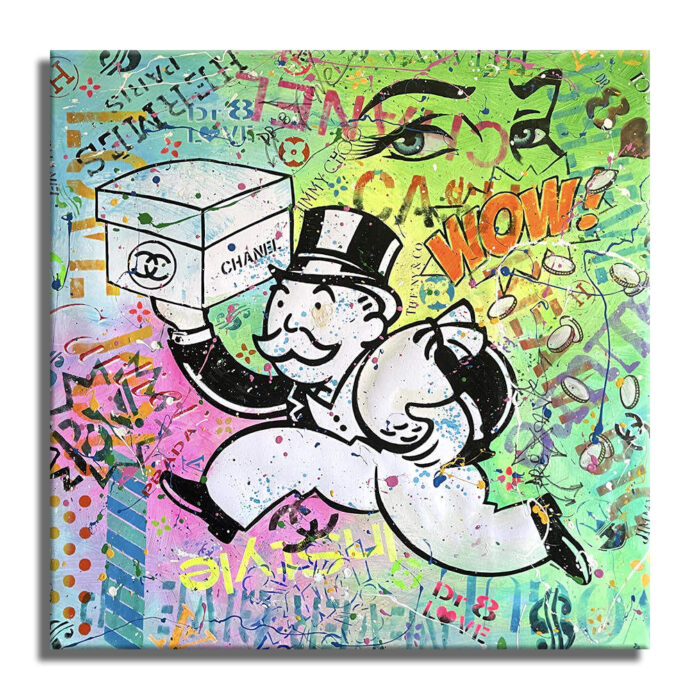 Monopoly wow - Original Painting on canvas