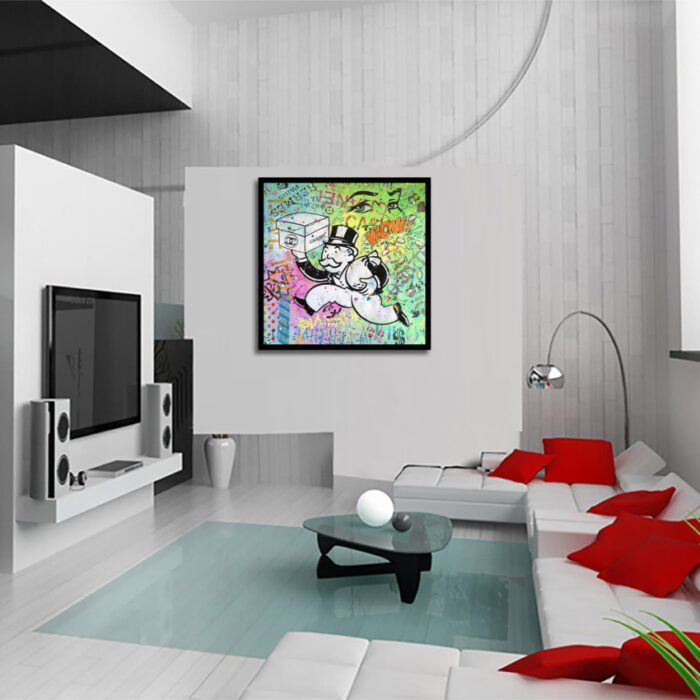 Monopoly wow - Original Painting on canvas - Image 2