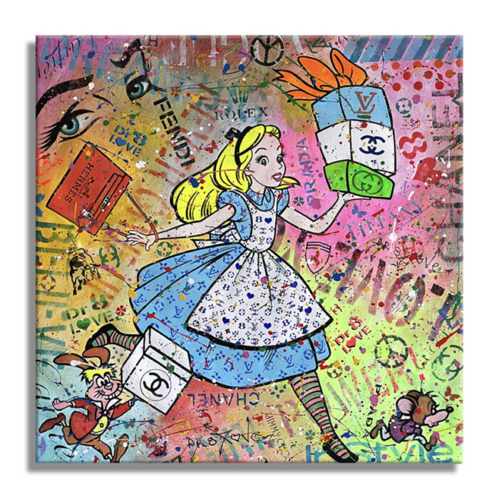 Wonderland - Original Painting on canvas