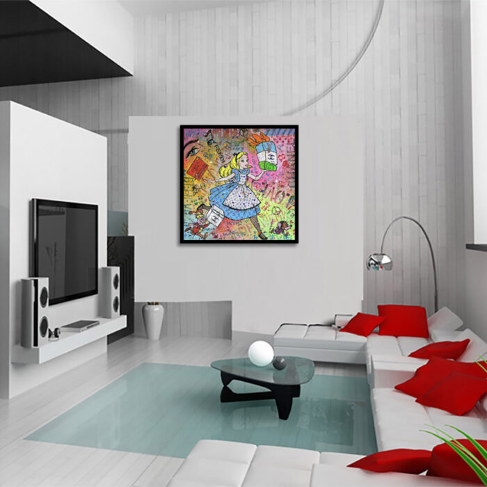 Wonderland - Original Painting on canvas - Image 4