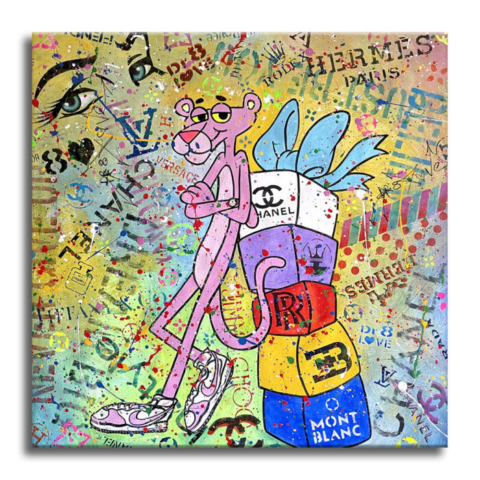 Think Pink - Original Painting on canvas