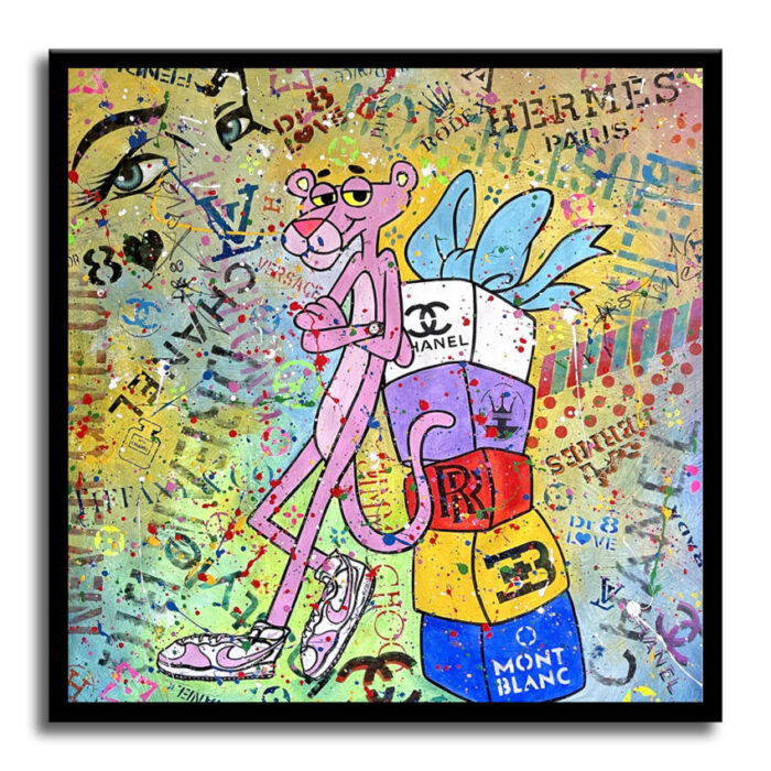 Think Pink - Original Painting on canvas - Image 3