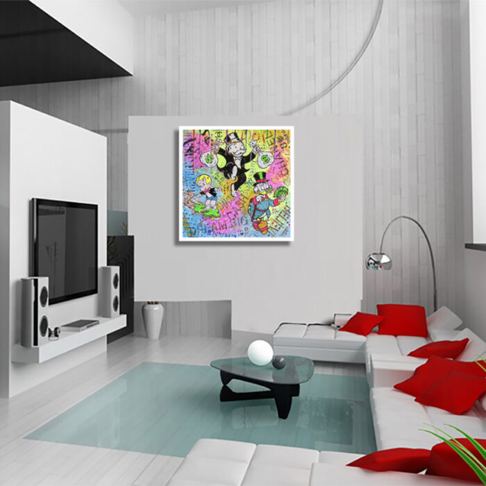 Happy and Rich - Original Painting on canvas - Image 2