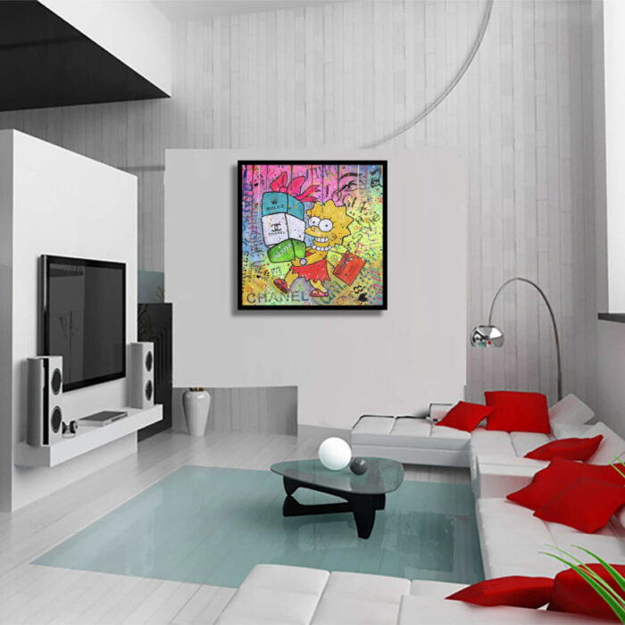Little Big Gift - Original Painting on canvas - Image 4