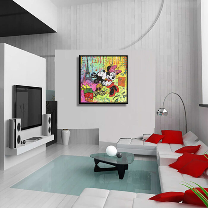 Mickey Paris is calling - Original Painting on canvas - Image 2