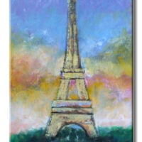Eiffel Tower - Original Painting on canvas