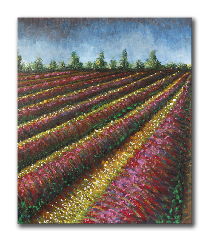 Spring Tulips - Original Painting on canvas - Image 4