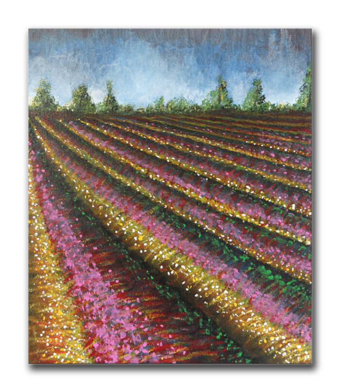 Spring Tulips - Original Painting on canvas - Image 3