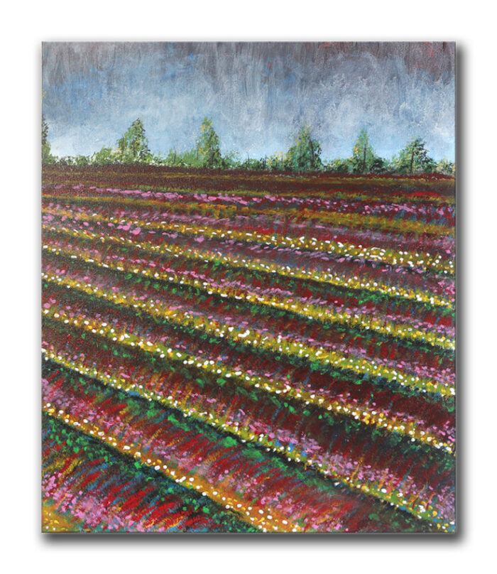 Spring Tulips - Original Painting on canvas - Image 2