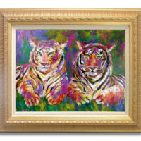 Tigers - Original Painting on canvas - Image 2