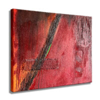 Red S - Original Abstract Painting on canvas - Image 4