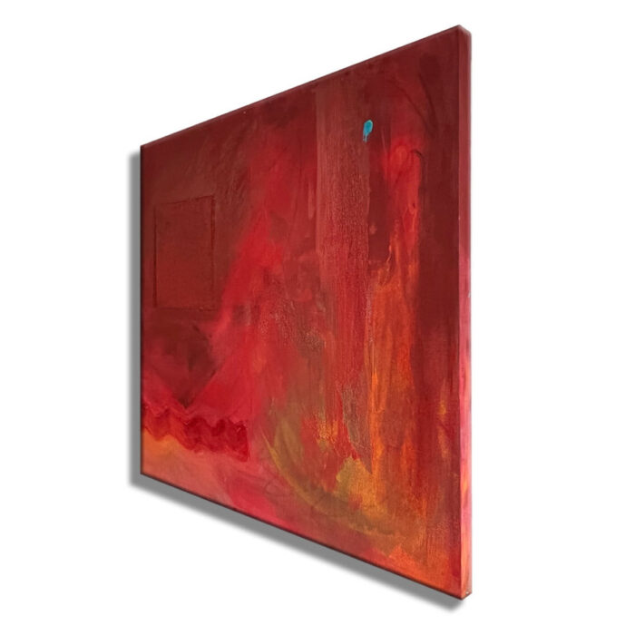 Red large - Original Abstract Painting on canvas - Image 3