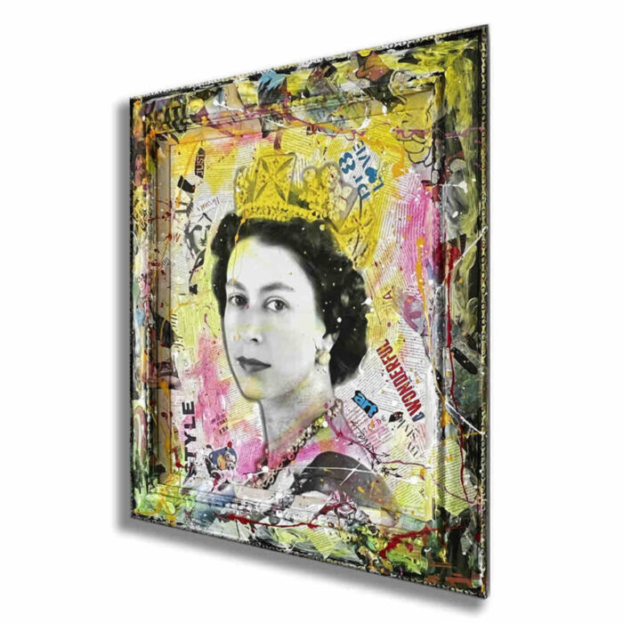 Her Majestic - Original Painting on Paper - Image 3