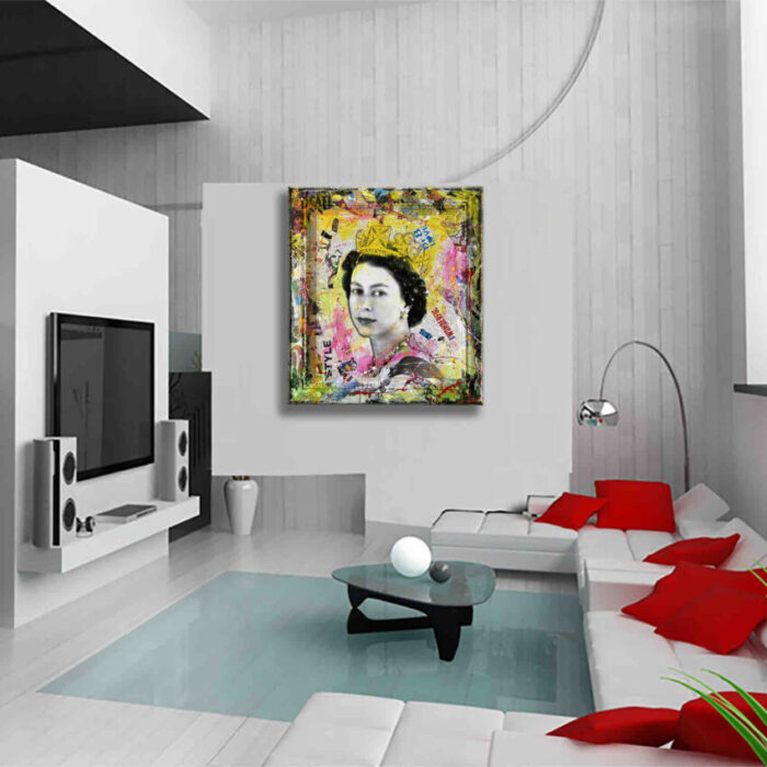 Her Majestic - Original Painting on Paper - Image 2
