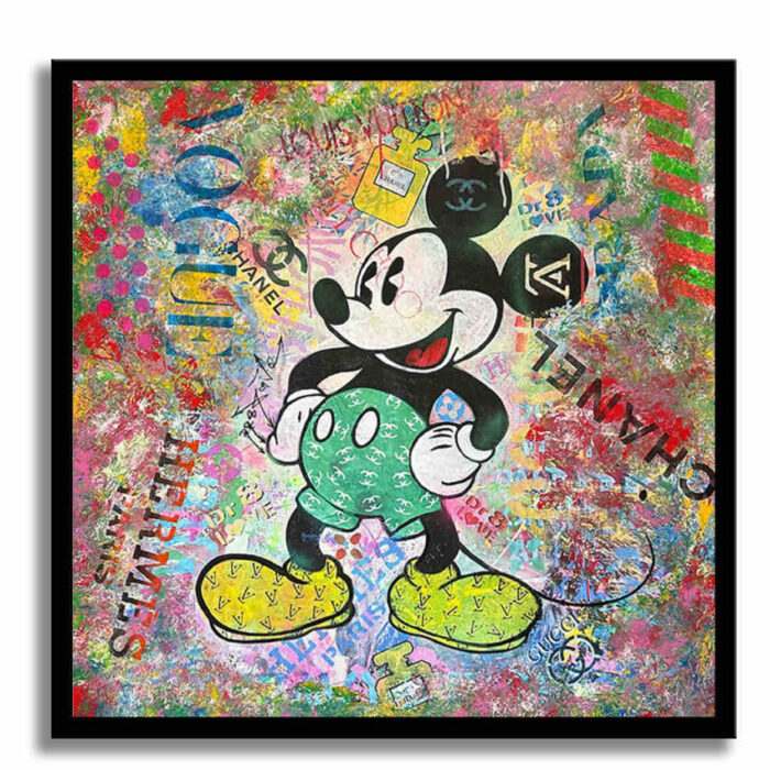 Road Mickey - Original Painting on canvas - Image 3