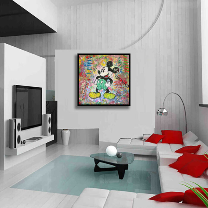 Road Mickey - Original Painting on canvas - Image 2