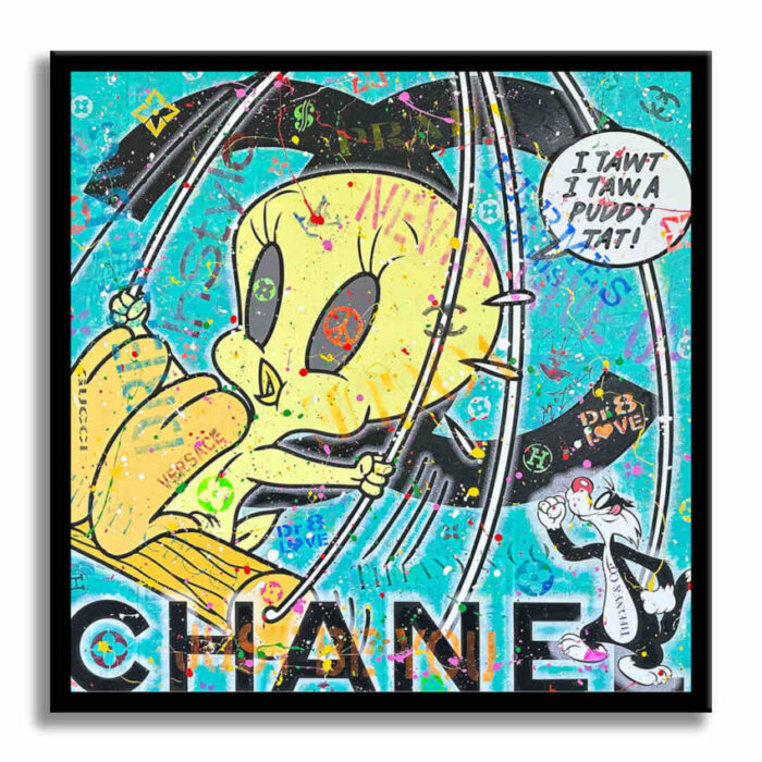 Tweety - Original Painting on canvas - Image 3