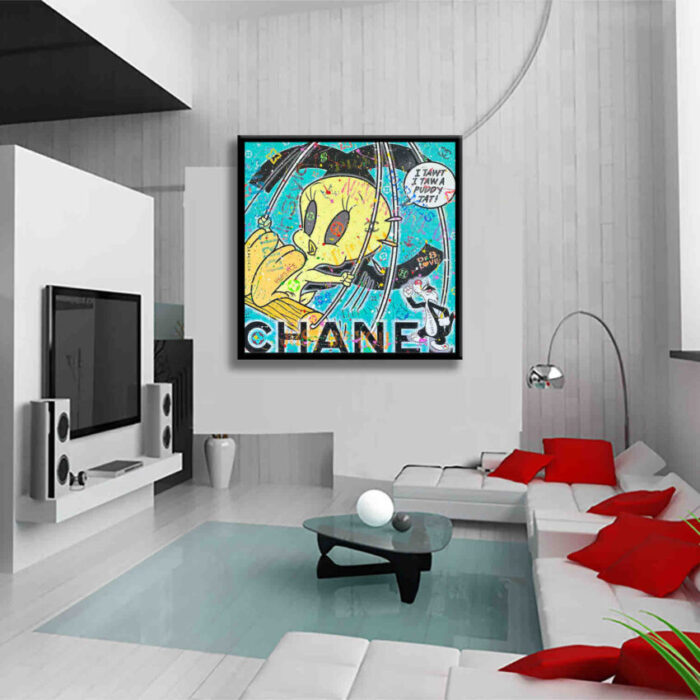 Tweety - Original Painting on canvas - Image 2