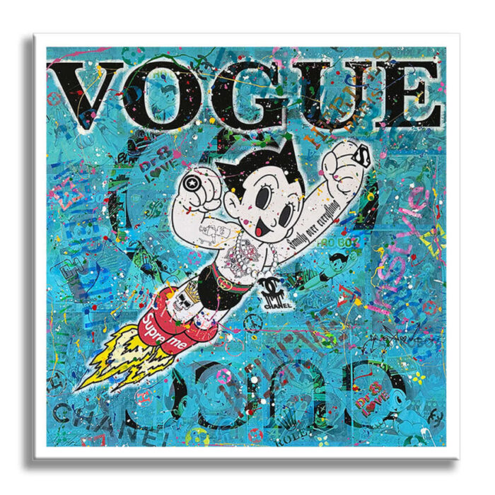 Astro boy Vogue - Original Painting on canvas - Image 5