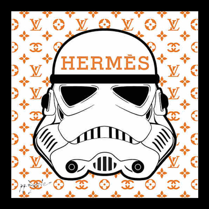 Star Wars Hermes - Original Painting on canvas - Image 3