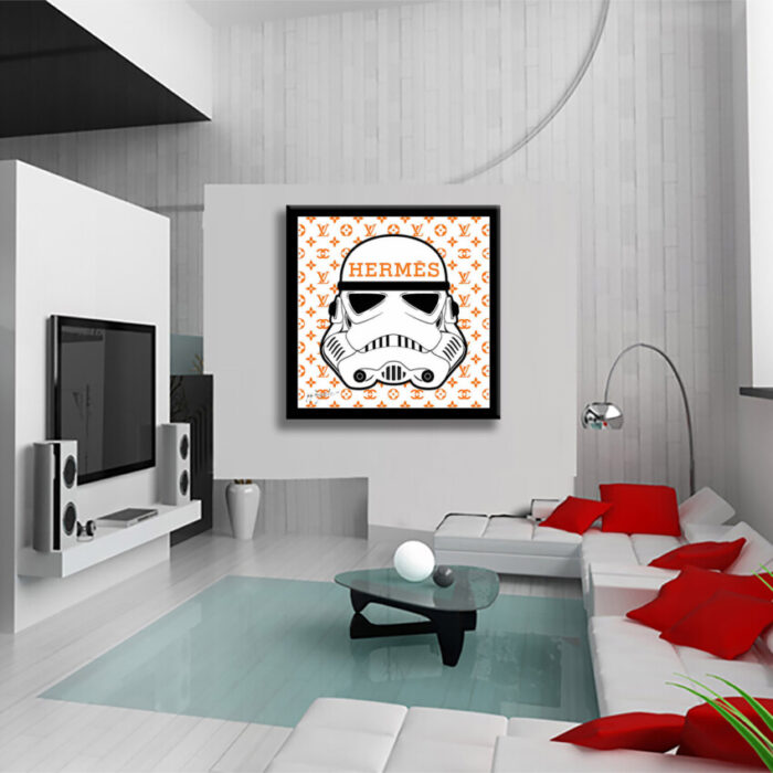 Star Wars Hermes - Original Painting on canvas - Image 4