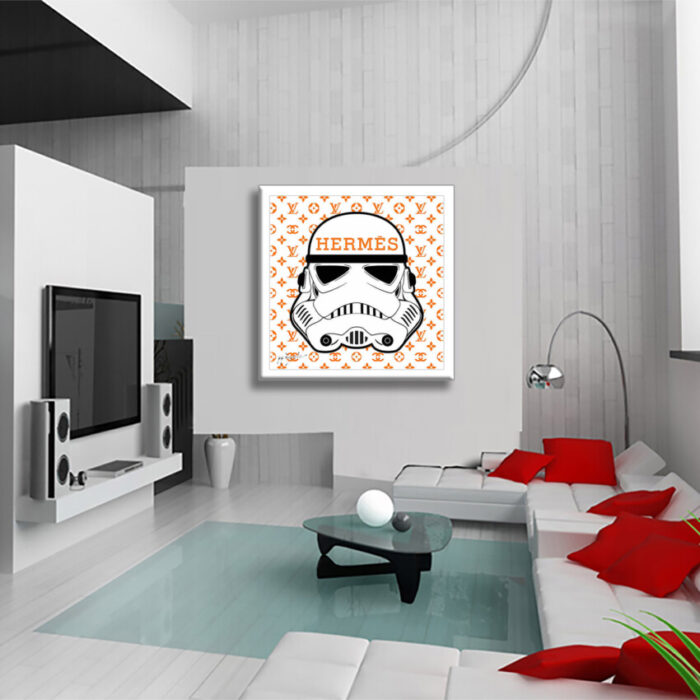 Star Wars Hermes - Original Painting on canvas - Image 6