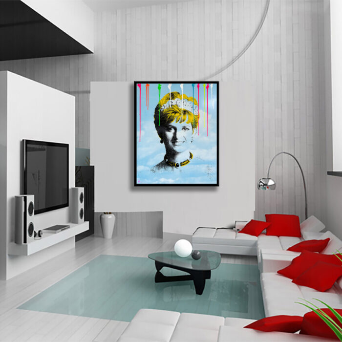 Royal Diana - Original Serigraph on Paper - Image 2