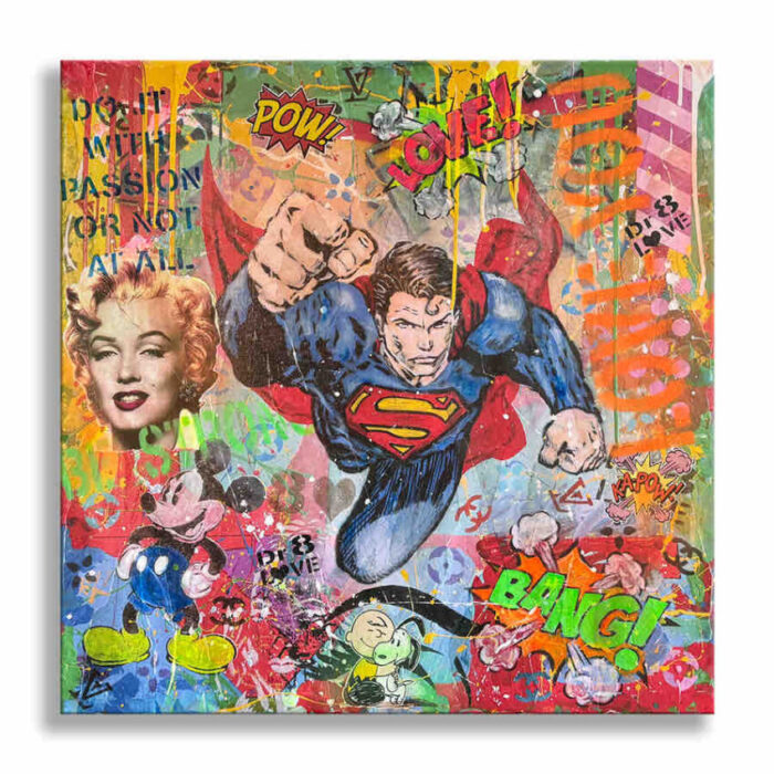 Do it Superman - Original Painting on canvas