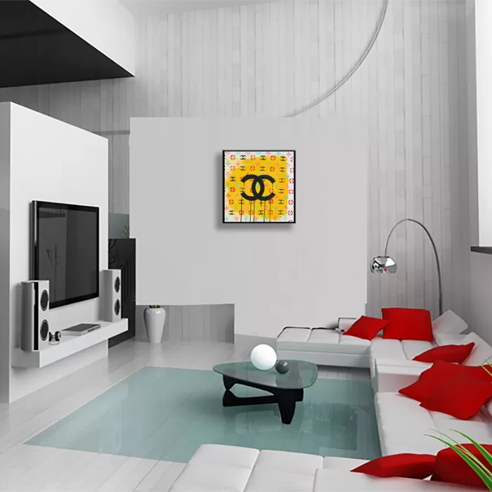 Day one Chanel - Original Painting on canvas Pop Art - Image 2